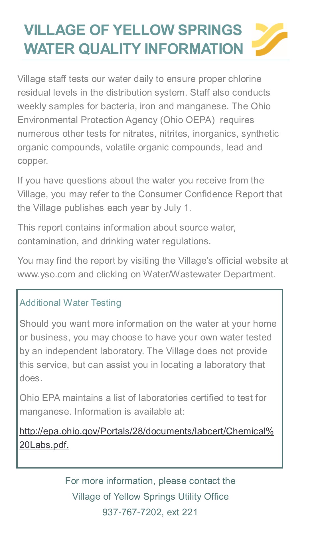 Village Water Quality