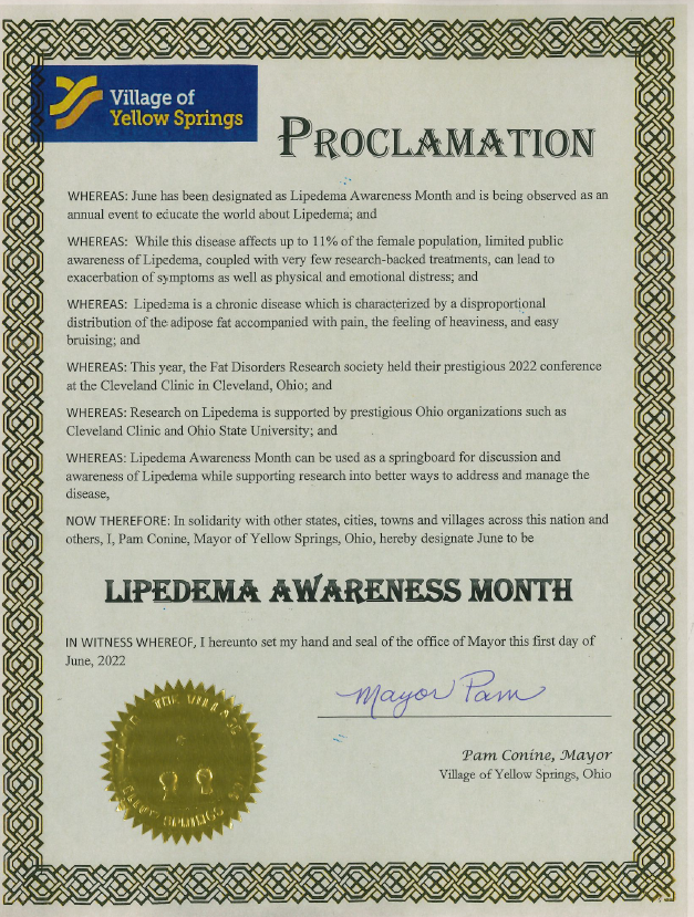 Lipedema Awareness Month